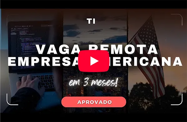 Vaga remota empresa americana